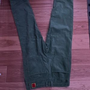 Empyre green corduroy pants size 32 baggy fit